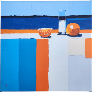 Orange sarde impression sur toile